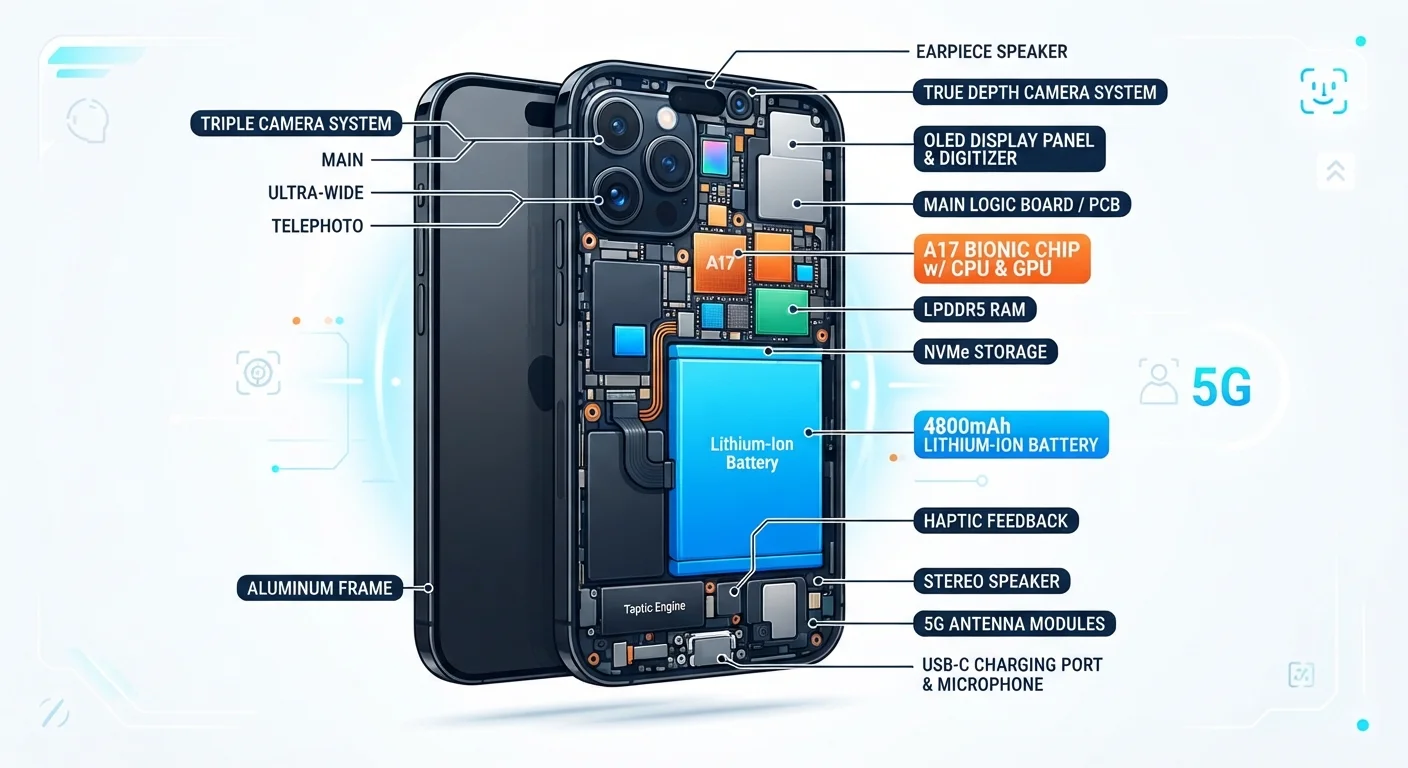 Everything Going On Inside a Smartphone, Explained Simply