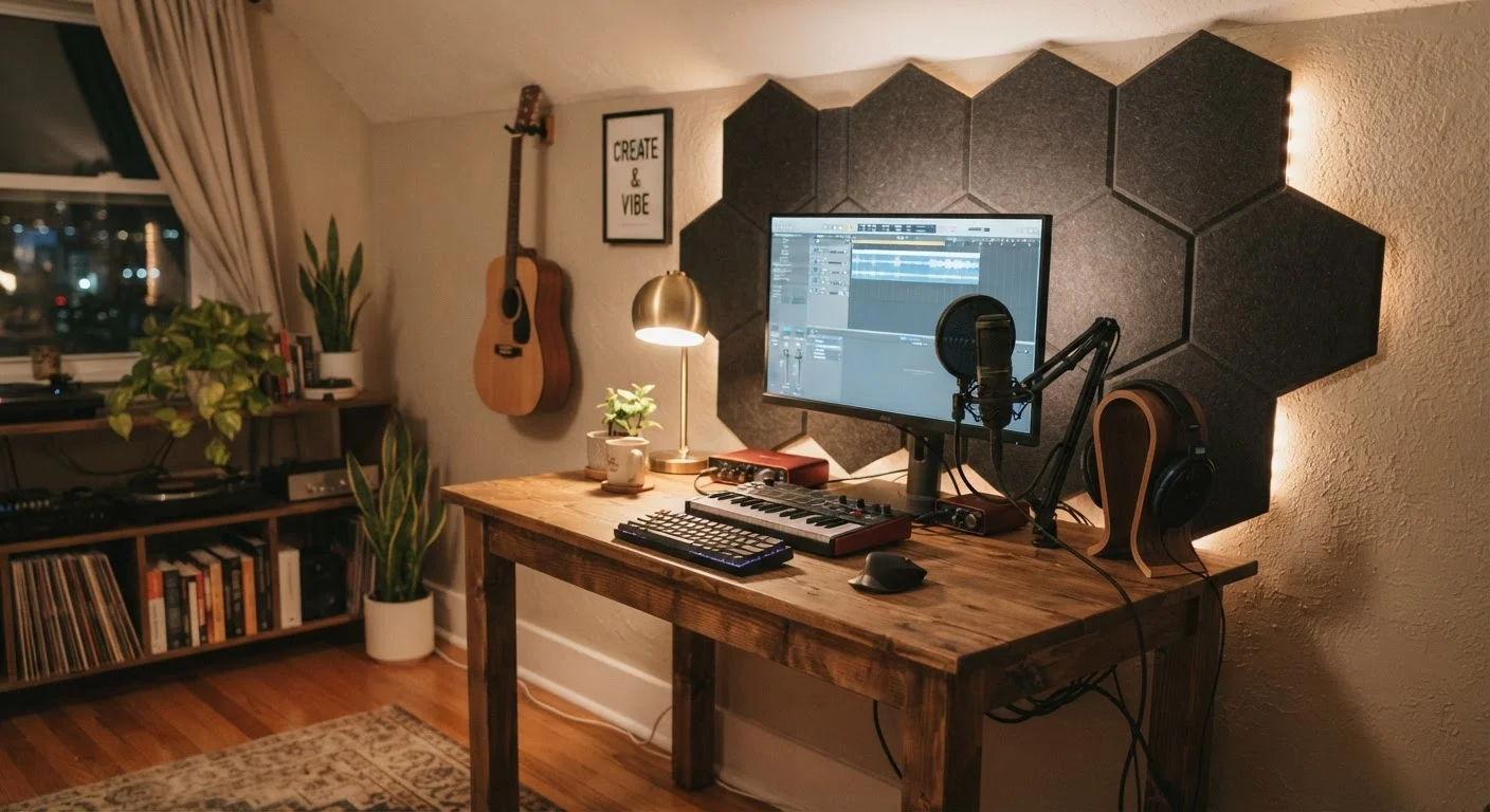 Setting Up Your First Home Studio Without Wasting Space or Money