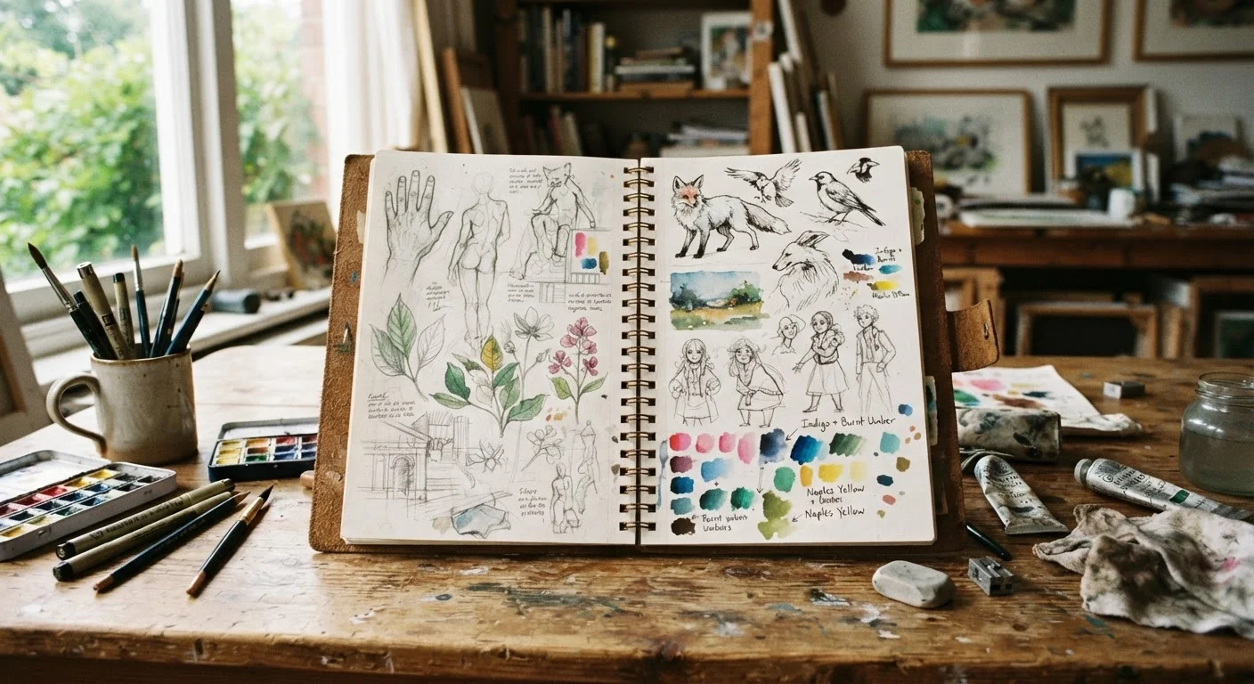 The Hidden Architecture of a Good Sketchbook Practice