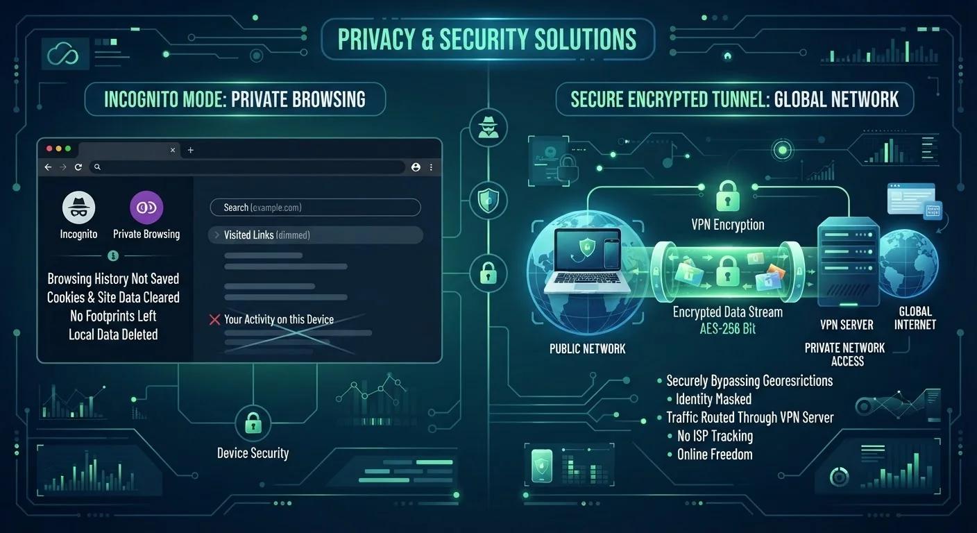 VPN vs. Incognito Mode: Two Tools That Do Very Different Things