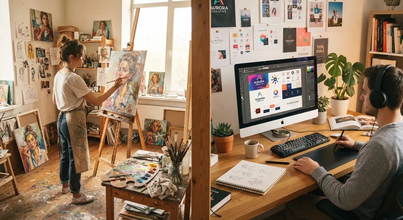 What Is the Difference Between Fine Art and Commercial Art?